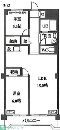 グランメール戸田の物件間取画像